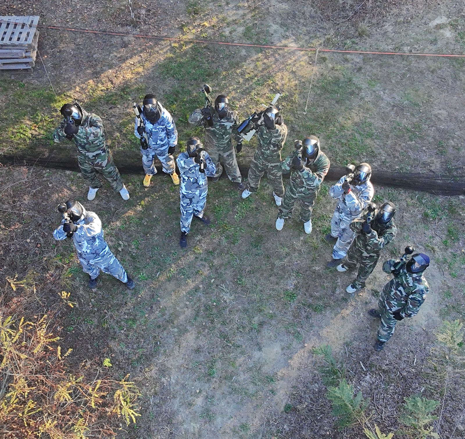 Paintball ekipa iz zraka
